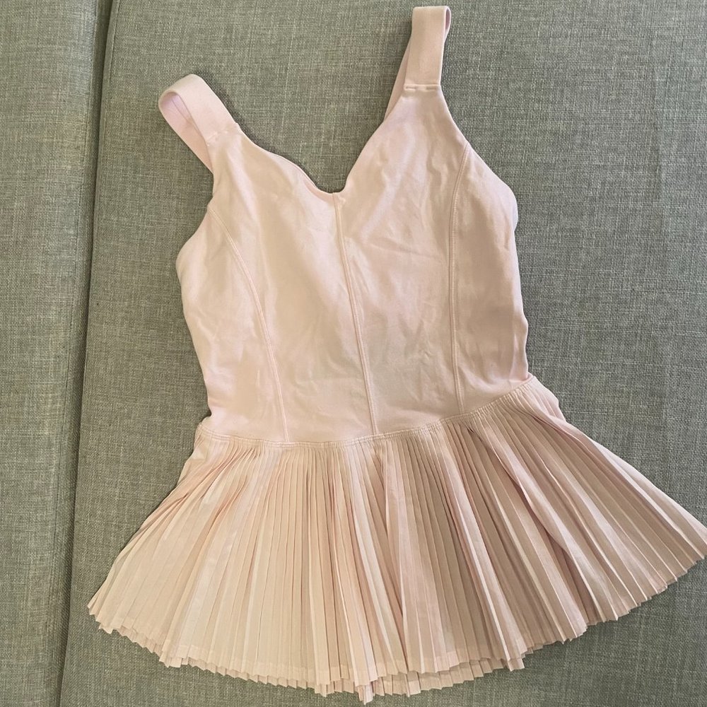 Lululemon Pleated City Tank Pink size 6